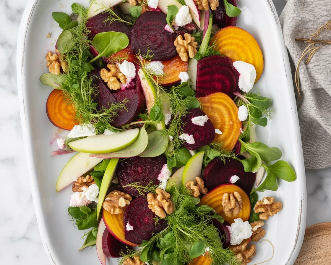 Bright and Flavorful Beet and Goat Cheese Salad Recipe