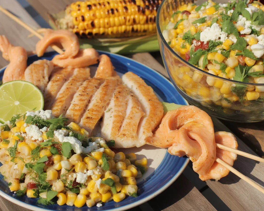 Cajun Grilled Tilapia with Corn Salad: A Flavorful Delight
