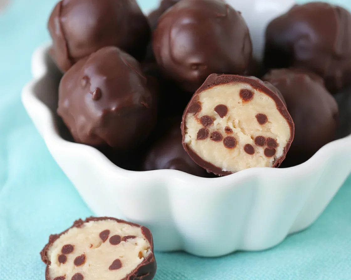 Chocolate Chip Cookie Dough Truffles