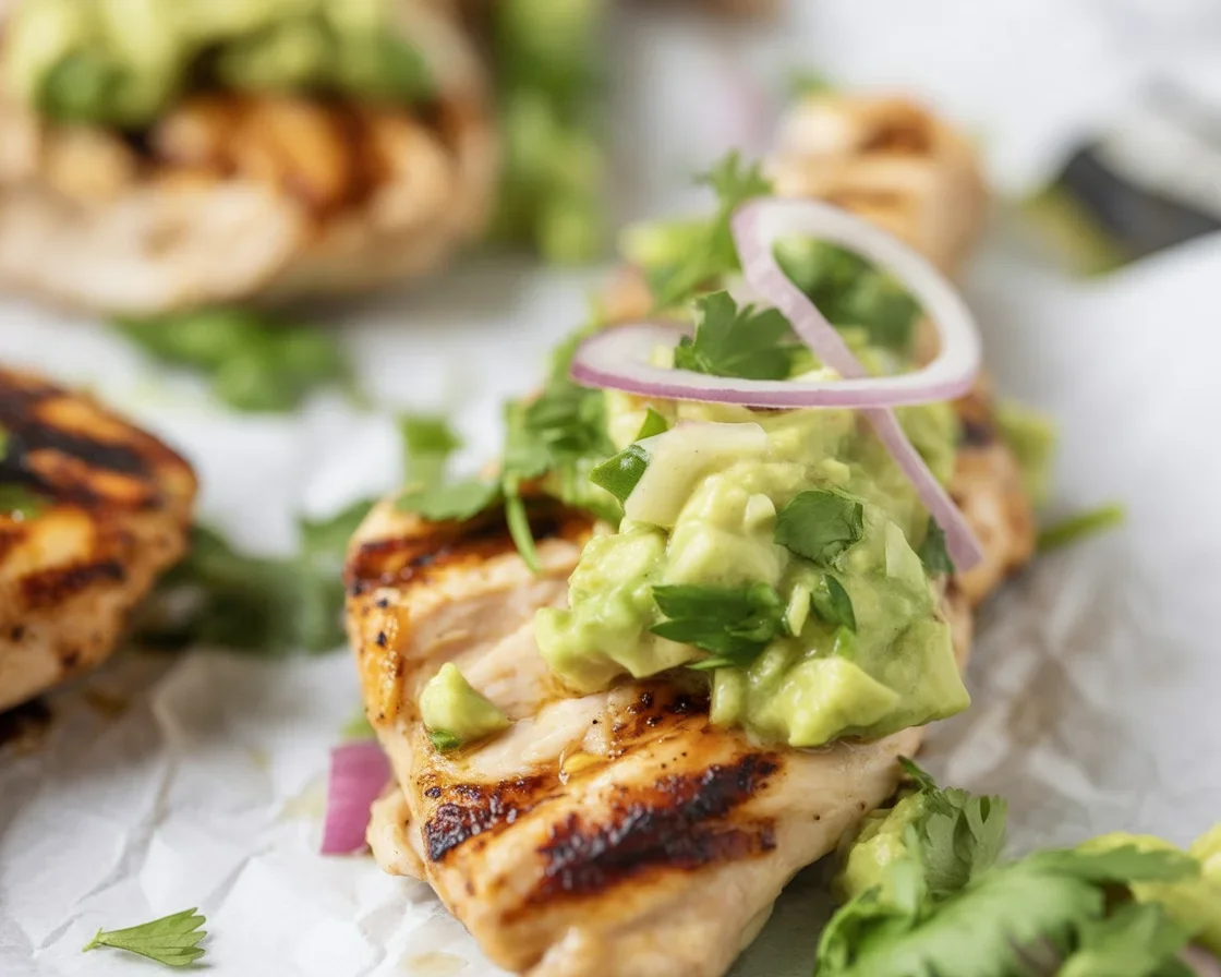 Delicious Basil Lime Chicken with Fresh Avocado Salsa