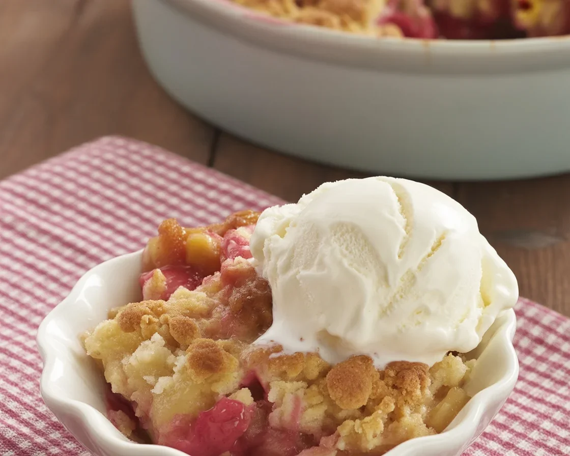 Cherry Almond Crumble