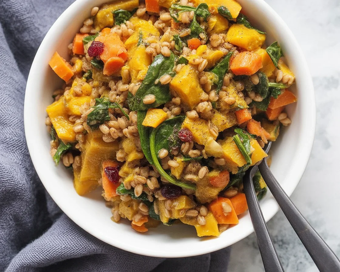 Delicious Farro and Roasted Vegetable Salad for Easy Weeknight Dinners