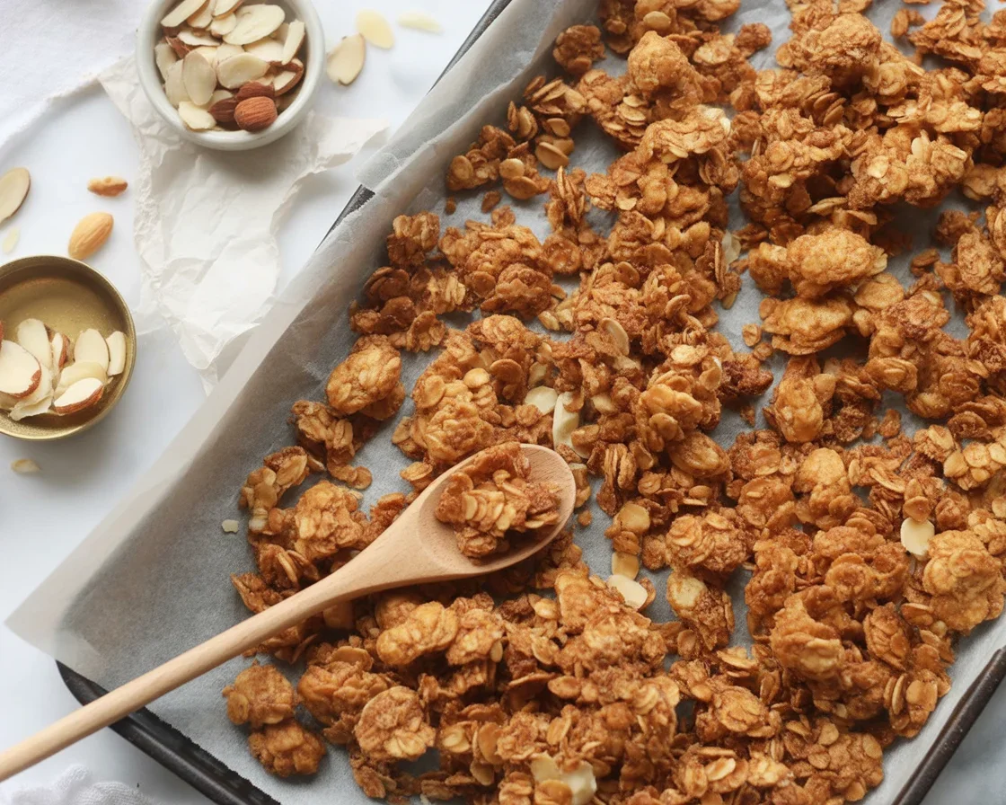 Honey Almond Granola Clusters