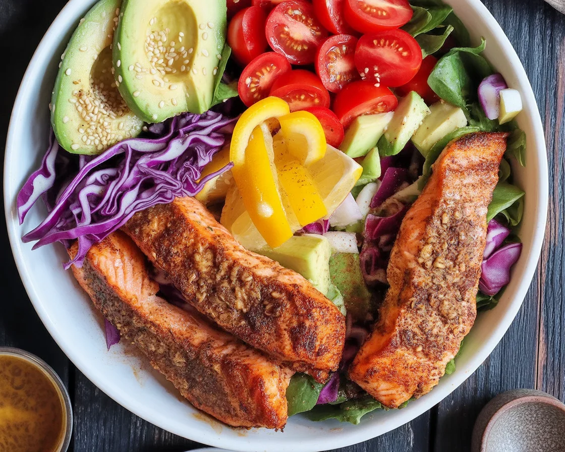 Delicious Honey Garlic Salmon Salad for a Fresh Twist