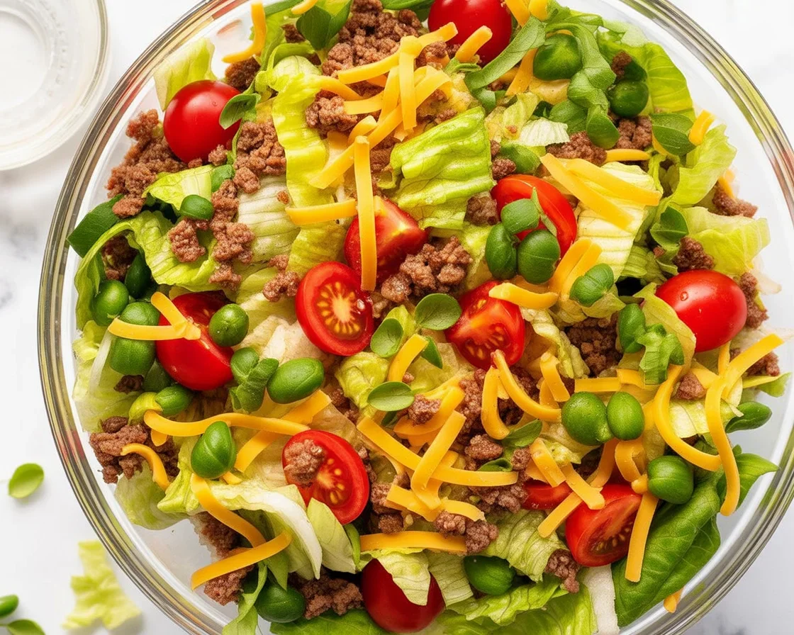 Delicious Taco Salad with Ground Beef – Ready in 20 Minutes!