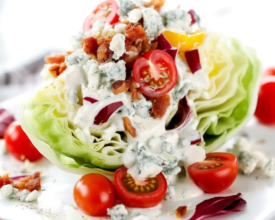 Delicious Wedge Salad with Blue Cheese Dressing You’ll Love