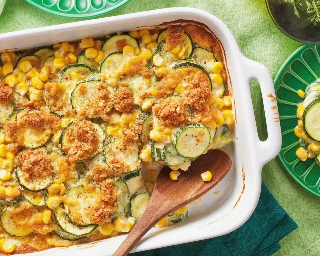 Delicious Zucchini & Corn Casserole for Your Summer Table