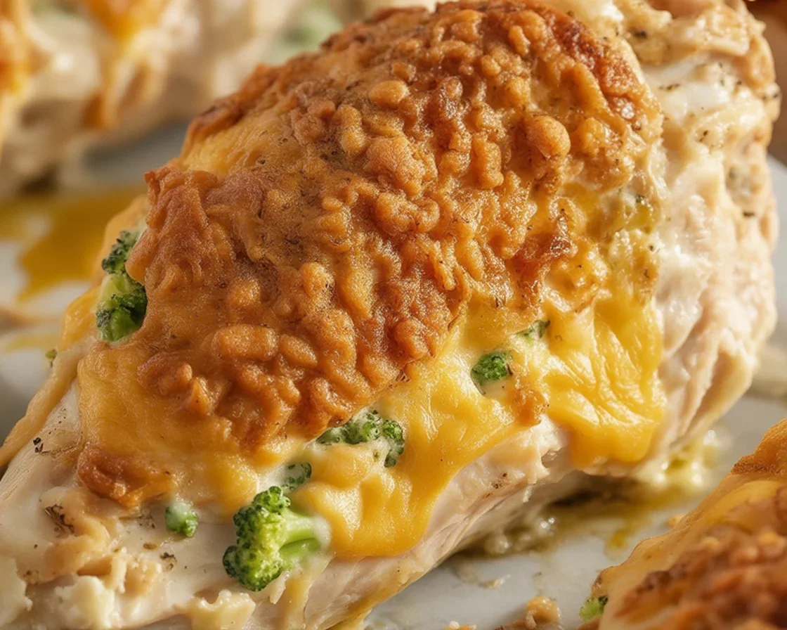 Deliciously Cheesy Broccoli Cheddar Stuffed Chicken Recipe