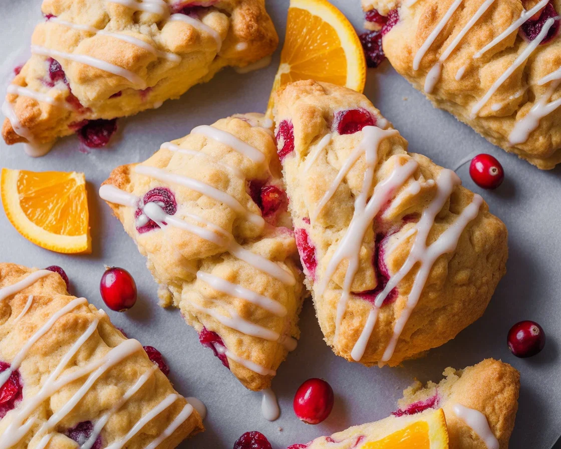 Cranberry Orange Scones