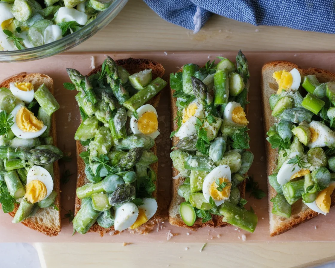 Fresh Asparagus and Egg Salad with Zesty Lemon Dressing