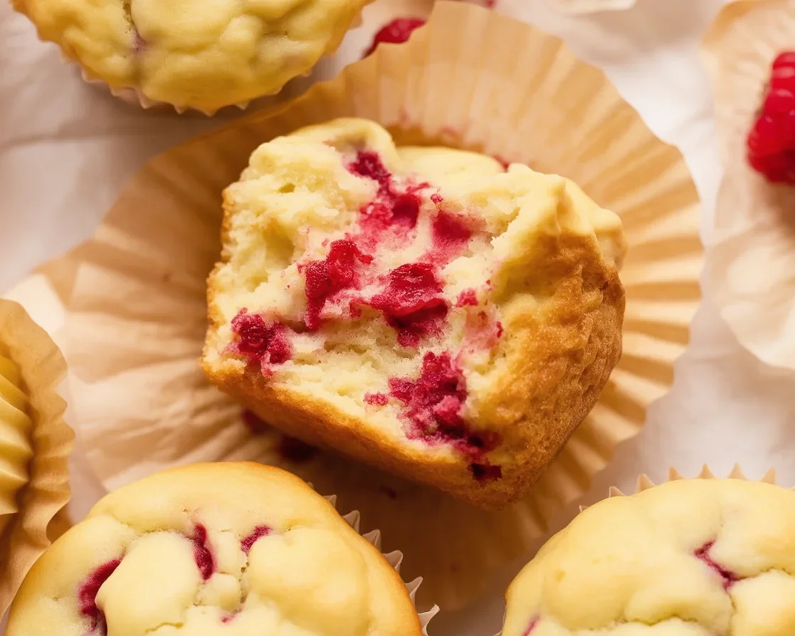 White Chocolate Raspberry Muffins