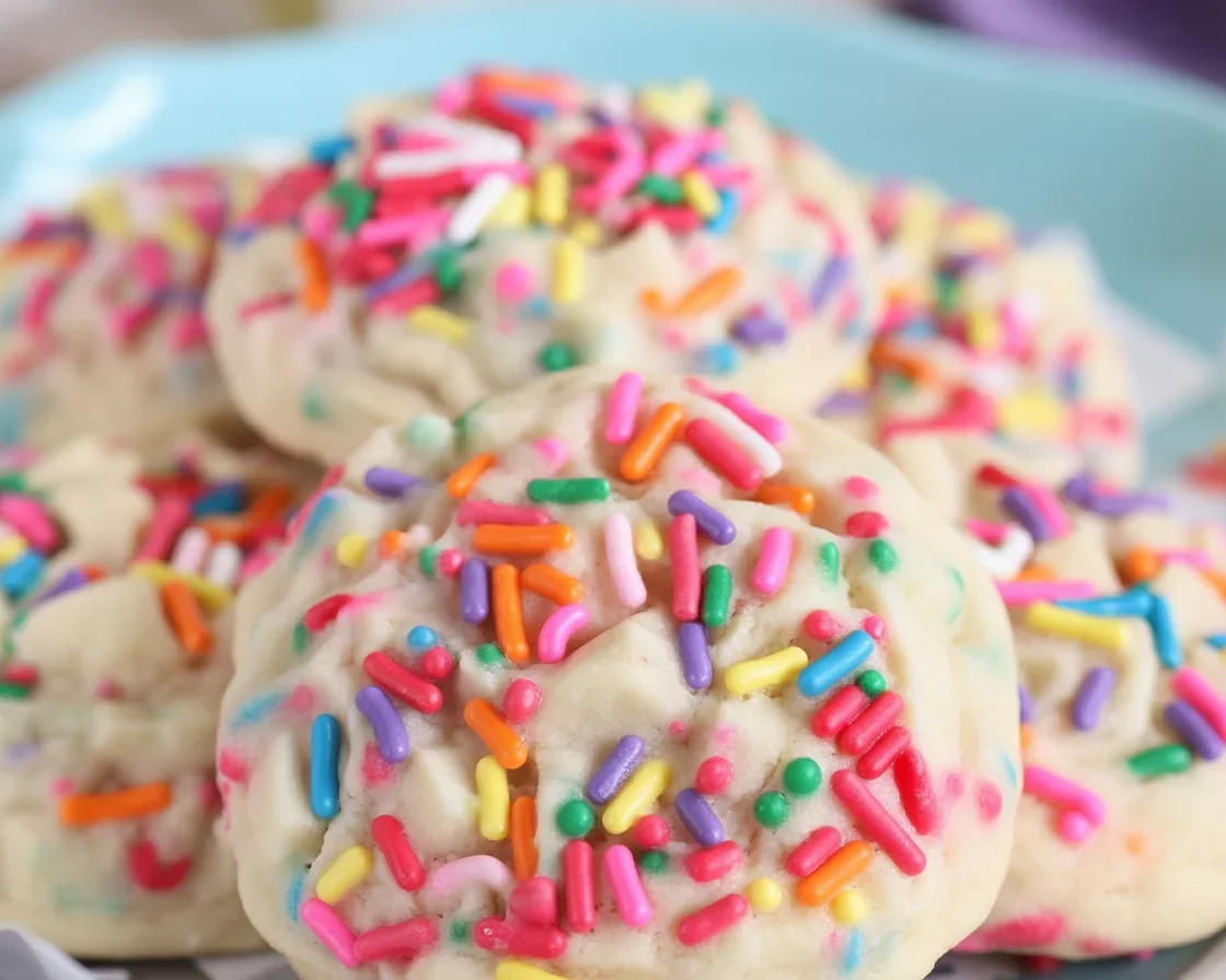 Rainbow Sprinkle Sugar Cookies