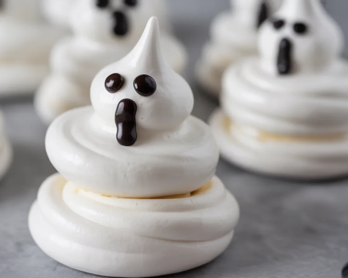 Ghost Meringue Kisses Recipe – Spooky and Sweet Halloween Delight