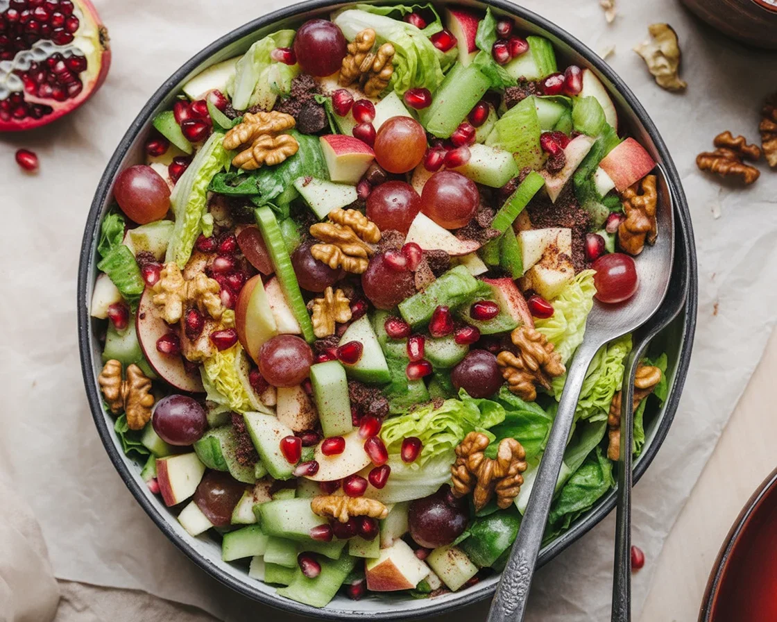 Winter Waldorf Salad Recipe – Colorful & Healthy Christmas Side